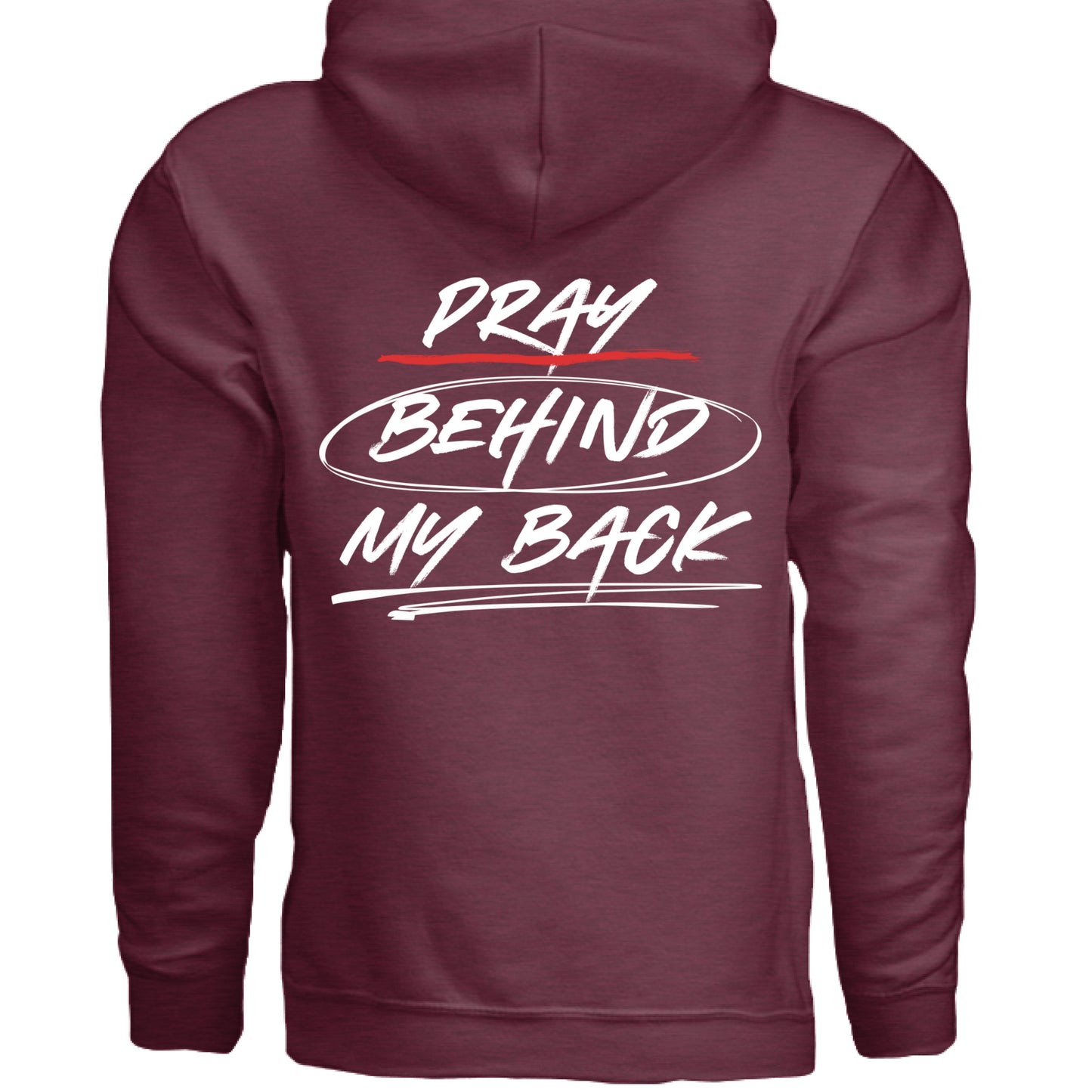 Heather Sport Dark Maroon - BACK