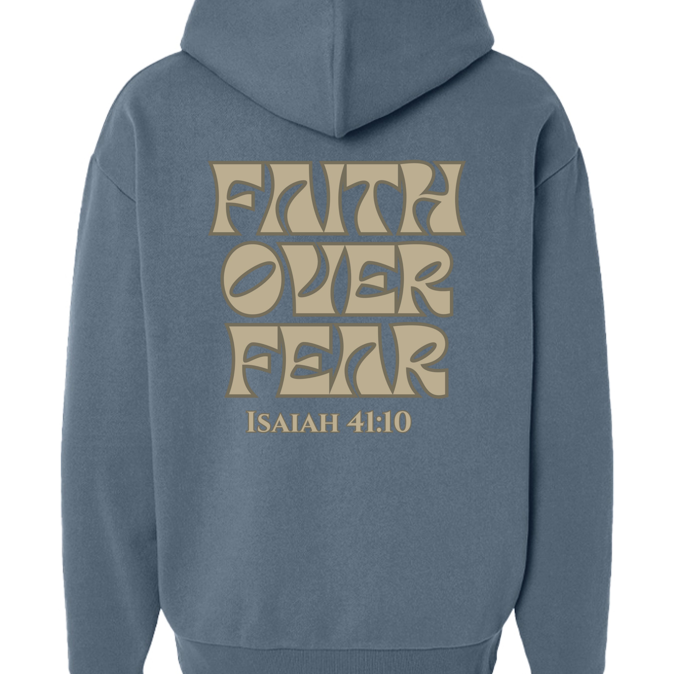 Faith Over Fear Premium Hoodie – Faith Known | Faith Based Clothing